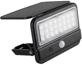 Rabalux 77040 - LED solárne nástenné svietidlo FLAXTON LED/7W/3,7V IP54 čierne