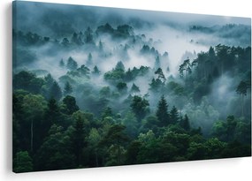 Obraz - Les v hmle (90x60 cm)