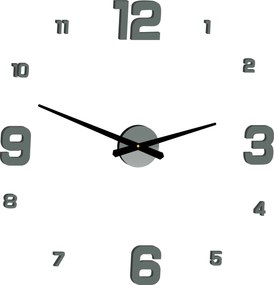 SENTOP | Moderné hodiny na stenu nalepovacie | SENTOP 12P005 plexi sklo analógové