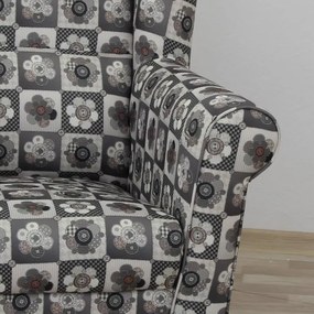 Kreslo s taburetom ASTRID Tempo Kondela