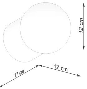 Sollux SL.1192 - Nástenné bodové svietidlo BOOMO 1xG9/8W/230V
