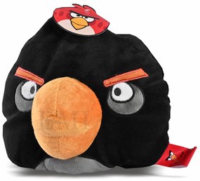 Dekoratívny vankúš Angry Birds čierny