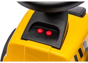 Odrážadlo traktor CAT 2xAA žltá/čierna