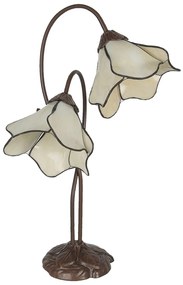 Dekoratívna lampa Tiffany  WHITE 41*23*57