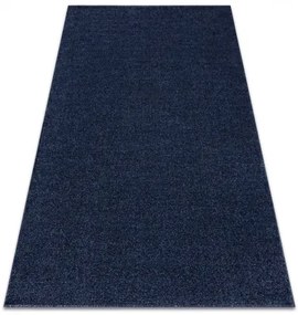 Koberec SOFTY Jednotný, Jednobarevný, tmavo modrá Veľkosť: 120x170 cm