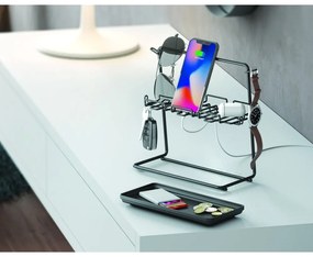 Čierny kancelársky organizér Metaltex My Pocket