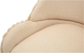 Krémové čalúnené jedálenské kreslá v súprave 2 ks s podrúčkami Stockholm – Mauro Ferretti