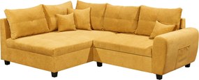 XXXLutz ROHOVÁ SEDAČKA, textil, kompozitné drevo, žltá MID.YOU - Sedačky - 002220035606