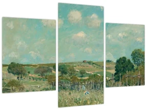 Obraz - Alfred Sisley,  Meadow, reprodukcia (90x60 cm)