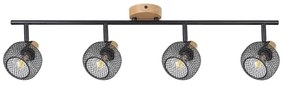 Rabalux 3130 - Bodové svietidlo GRENDEL 4xE14/40W/230V