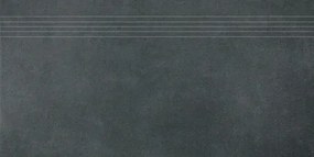 Schodovka Rako Extra čierna 40x80 cm mat DCP84725.1, 1 ks