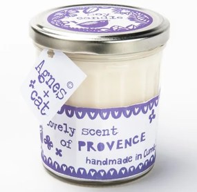 Sviečka zo sójového vosku v zaváraninovom pohári - Provence 220ml