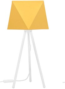 Stolná lampa Diamond, 1x textilné tienidlo (výber z 10 farieb), (výber z 3 farieb konštrukcie)