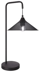 Candellux Stolná lampa KIRUNA 1xE27/40W/230V čierna CA0710