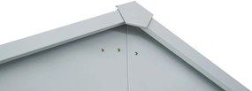 Záhradný domček BestBerg ZCH-6AB / 6,3 m² / 366 x 172 x 222 cm / sivá/biela