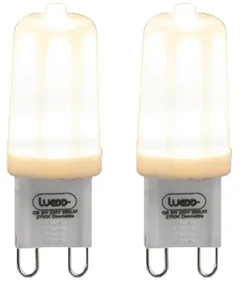 Sada 2 G9 stmievateľných LED žiaroviek 3W 280lm 2700K