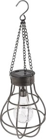 Závesná retro solárna lampa 27 cm