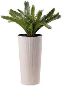 PLASTOVÝ KVETINÁČ URBANIKA ECO 57X30 CM BÉŽOVÁ