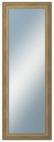 DANTIK - Zrkadlo v rámu, rozmer s rámom 50x140 cm z lišty HRAD strieborná patina (2823)