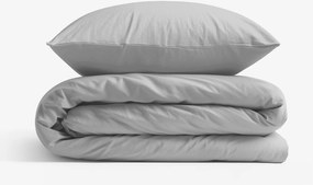 Goldea bavlnené posteľné obliečky - sivé 140 x 200 a 70 x 90 cm