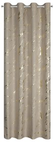 ZÁVES NA KRÚŽKOCH LANI 140X250 CM VZOROVANÁ