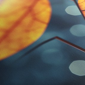 Obraz - Textúra listov (120x50 cm)