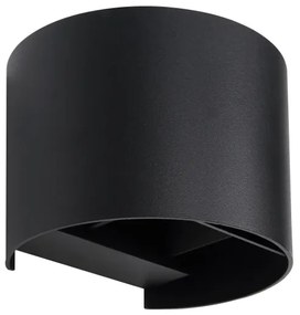 Globo 34168RB - LED Vonkajšie nástenné svietidlo VERONIKA 2xLED/3W/230V IP44 čierna