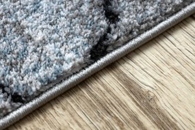Koberec COZY 8875 Wood sivý/nebeský