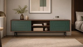 TV stolík Stilig ST153 200 cm orech/zelený