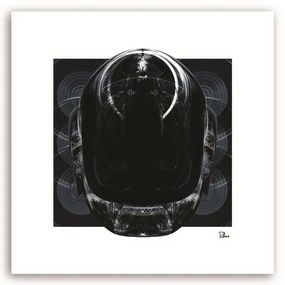 Gario Obraz na plátne Oceľová hlava robota - Rubiant Rozmery: 30 x 30 cm