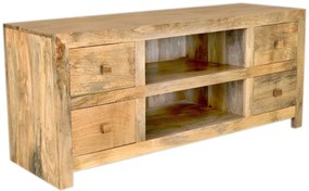 furniture-nabytek.cz - Luxusný tv stolík z dreva mango 140x60x45