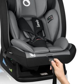 Lionelo - Autosedačka IZZY i-Size 40-150 cm čierna/sivá