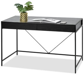 Dizajnový písací stôl OWEN čierny