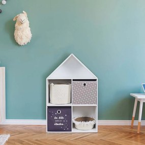 HOME DECO KIDS Sada 2 ks detských organizérov na hračky a bielizeň