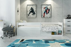 Interbeds Jednolôžková posteľ HUGO 160x80cm + matrac Biela