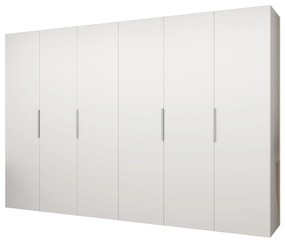 Šatníková skriňa 300 cm Mirabella 1 (biela + kašmír). Vlastná spoľahlivá doprava až k Vám domov. 1126383