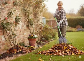 CH Záhradné hrable na lístie 150 cm