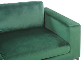 Pohovka trojsedačka VEDISO (polyester) (zelená). Vlastná spoľahlivá doprava až k Vám domov. 1019392