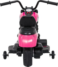 Elektrická motorka STAR ružová