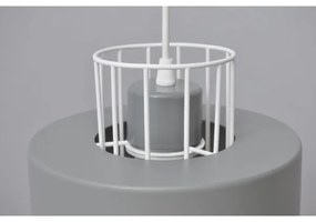 Luster na lanku VOLTA 3xE27/15W/230V pr. 42 cm šedá