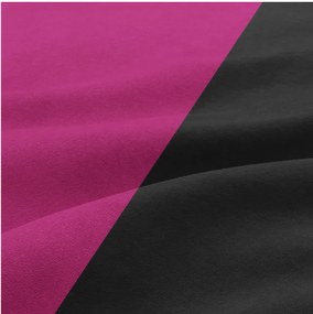 Pohovka ORION čierna / fuchsiová