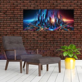 Obraz - Mesto budúcnosti (120x50 cm)