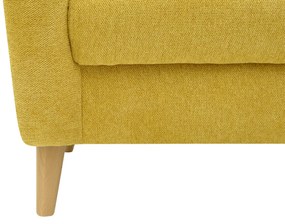 FINES žlté kreslo ušiak Aladin