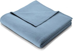 Biederlack Bavlnená deka svetlo modrá