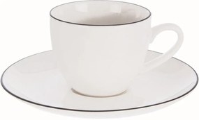 Biela porcelánová šálka na espresso 100 ml Decora – Orion
