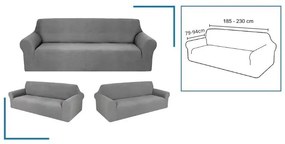 Napínací poťah na 3miestnu sedačku CORDA Farba: Krémová