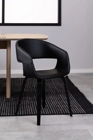Jídelní židle Nova ekokůže/černá