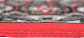TA Koberec N634B RED EUFRAT ESM Červený Obdĺžnikový Rozmer: 80x150 cm