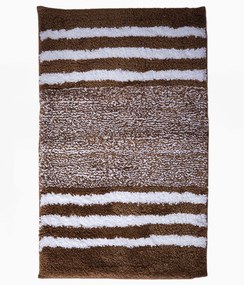 Kúpeľňová predložka 50×80 cm - Ella tmavohnedá