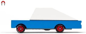 Candylab Toys drevené autíčko Candycar Blue Racer 8